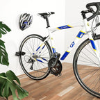 CyclingDeal Road Bike Bicycle Clip Storage Wall Mount Rack - Premium Quality Clip for Outdoor and Indoor - Safe & Secure for Road Hybrid Bikes - Store Bicycles in Garage or Home