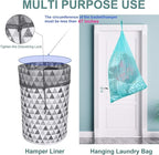 Mesh Laundry Bags, 24" x 36", Heavy Duty with Reinforced Handles, Foldable & Portable, Drawstring Closure, 3-Pack, Mixed Colors