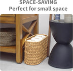 GRANNY SAYS Toilet Paper Storage, Bathroom Storage Basket, Toilet Paper Basket for 6 Mega Rolls, Toilet Paper Holder with Storage, Wicker Basket for Bathroom Accessories