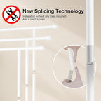 Towel Racks for Bathroom, 42" H 3-Tier Durable White Reinforced Alloy Stand with Wheels and Basket, Free Standing Towel Rack, Multi-Use Blanket Rack for Indoor/Outdoor Bathroom Display