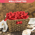 100 Pcs Colored Clothes Pins Wooden, Red Clothespins for Crafts, Clothing Pins for Hanging Clothes Classroom 2.9 Inch