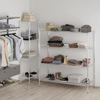 24" Deep x 60" Wide x 64" Height Wire Shelving Kit | 4-Tier | NSF Commercial Storage Rack Unit