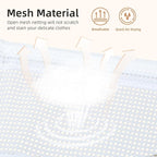 STORAGE MANIAC Sweater Drying Rack, Mesh Clothes Drying Rack, Stackable Laundry Drying Rack, Lay Flat Dryer for Delicates, Portable Dry Rack for Indoor or Outdoor, White, 1-Pack