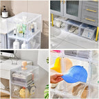 Clemate Upgraded X-Large Shoe Storage Box,8 Pack,Shoe Box Clear Plastic Stackable,Drop Front Shoe Box with Clear Door,Shoe Organizer and Shoe Containers For Sneaker Display,Fit up to US Size13