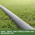 2025 Upgraded 50FT Non-Expanding Garden Hose, Ultra-Light & Flexible Water Hose - Burst-Resistant, Kink-Free, High-Pressure, All-Weather Use for Lawns, Gardens, and Outdoor Cleaning