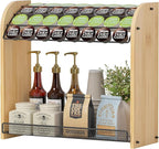 K Cup Holder Coffee Pod Organizer for Coffee Bar Accessories, K Cup Holders for Counter, Large Capacity K Cups Holder, Easy Assembly Coffee Station Organizer for Countertop (28 Coffee Pods At Least)