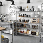 18" Deep x 60" Wide x 64" Height Wire Shelving Kit | 5-Tier | NSF Commercial Storage Rack Unit