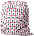 Urban Villa Laundry Bag Canvas|Dirty Clothes Travel Laundry Bag|Machine Washable|Reusable College Hostel Hamper Liner Bag for Garments Delicates Drawstring Closure 4 Pack Tree Print|Size 28X36 Inches