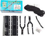 Bike Hanger - Overhead Hoist Pulley System with 100lb Capacity for Bicycles or Ladders - Secure Garage Ceiling Storage by Rad Sportz