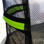 Coopache 4 Layer Herb Drying Rack Hanging Mesh Plant Dry Net Basket for Herbs Plants Flower Vegetables Spices Fish Food with Green Zippers