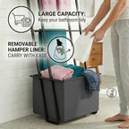 2-in-1 Leaning Blanket Ladder with Storage Basket, Matte Black Metal Towel Rack Stand, Drill-Free Space Saving Organizer for Bathroom & Bedroom Throws, 63"