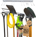 StoreYourBoard 72" Garage Tool Organizer Wall Mount | Garden Tool Organizer System | Heavy Duty Garden Tool Storage Rack for Yard Tools Rakes Shovels 500lbs Garage Organization | 8 PVC Coated Hooks