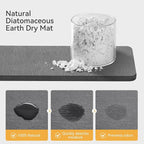 Yofidra Sink Caddy With Stone Drying Tray, Silver, M