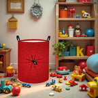 Baby Laundry Basket Baby Nursery Hamper Kids Laundry Basket Toy Storage Bin for Boys Room Decor Gift Baskets for Bedroom Bathroom(Spider Web)
