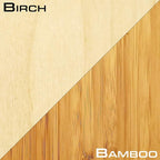 Grassracks Bamboo or Birch Wood Vertical Ski Storage Rack for 1 to 3 Pairs of Skis Vercules Trip (3 Pairs of Skis)