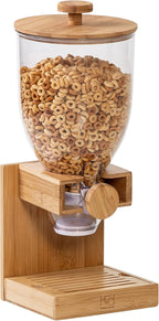 Honey Can Do Bamboo Cereal Dispenser, Natural KCH-09385 Natural, 17.5 oz (Pack of 3)