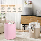 Laundry Basket,Woven Cotton Rope Laundry Hamper,80L Versatile Storage for Dirty Clothes,Baby Toys,and Blankets in Bathroom, Nursery,and Living Room