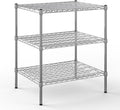 24" Deep x 30" Wide x 34" Height Wire Shelving Kit | 3-Tier | NSF Commercial Storage Rack Unit