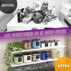 3 Pack Laundry Pods Container, Clear Laundry Room Organization Containers,Large Acrylic Detergent Powder Storage Containers Black Wooden Lids & Labels, Dryer Sheet Holder