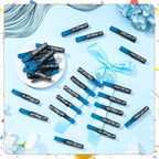 Kigeli 30 Pcs Spirit Clips Cheer Pins Cheerleader Gifts Clothes Pins for Backpacks Competition Glittered for Team Cheer Gifts Stuff Supplies Party Favors Accessories Bulk(Blue, Black,Gradient)