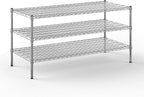 24" Deep x 54" Wide x 27" Height Wire Shelving Kit | 3-Tier | NSF Commercial Storage Rack Unit