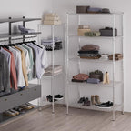 24" Deep x 42" Wide x 86" Height Wire Shelving Kit | 5-Tier | NSF Commercial Storage Rack Unit