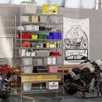 18" Deep x 54" Wide x 96" Height Wire Shelving Kit | 10-Tier | NSF Commercial Storage Rack Unit