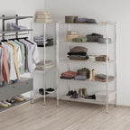 24" Deep x 48" Wide x 74" Height Wire Shelving Kit | 5-Tier | NSF Commercial Storage Rack Unit