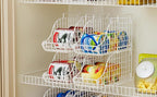 Sonyabecca 3-Pack Soda Can Organizer for Pantry, Stackable Can Storage Organizer Pantry, Canned Food Storage Basket With Handles for Pantry Kitchen Countertop Cabinet Patent Pending