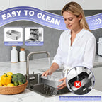 Electric Lunch Box for Adults, 2.8L Double Layer 100W Fast Heated Lunch Box, Heating Food Heater Warmer for Home Office Car Truck Use, Extra Large Lonchera Electrica Portátil 12/24V/110-230V, Blue