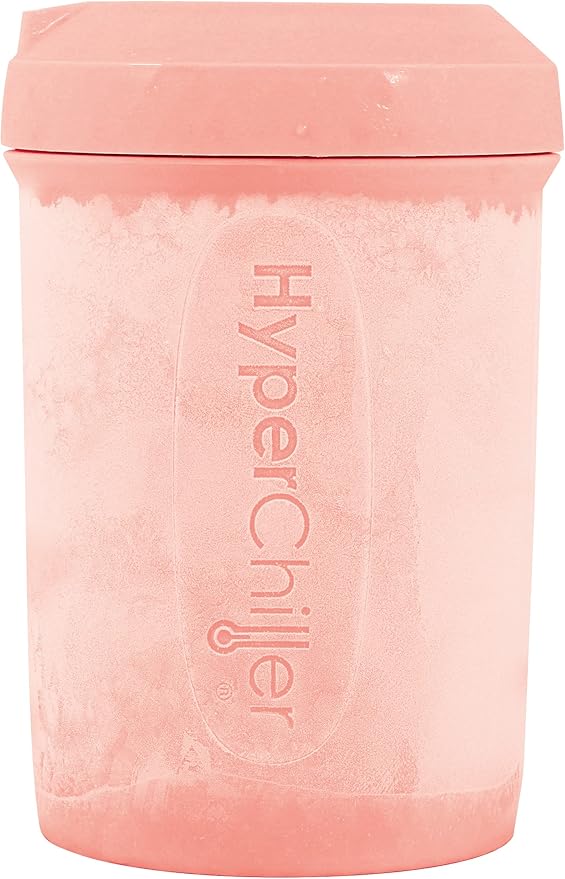 HyperChiller HC2RG Patented Iced Coffee/Beverage Cooler, NEW, IMPROVED,STRONGER AND MORE DURABLE! Ready in One Minute, Reusable for Iced Tea, Wine, Spirits, Alcohol, Juice, 12.5 Oz, Rose Gold