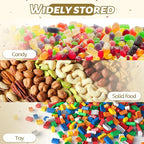 Plastic Candy Jar,Hexagon Cookie Jars for Kitchen,Clear Hexagonal Containers with Lids for Dry Food,Candy,Snacks,Cookies,Craft,Laundry Pod(1 Pcs)
