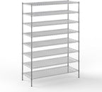 24" Deep x 60" Wide x 86" Height Wire Shelving Kit | 8-Tier | NSF Commercial Storage Rack Unit
