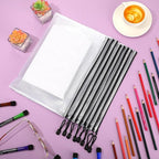 Jetec 32 Pcs Mesh Zipper Bags Toy Storage Bikini Organizer Bag Bolsas Para Guardar Trajes De Bano Waterproof Zipper Reusable Pouch Puzzle Multipurpose for Storage Office(Sweet Color,13 x 9.5 Inch)