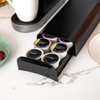 Mind Reader Single Serve Coffee Pod Organizer, 12-14 Coffee Pod Capacity, Black
