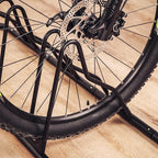 CyclingDeal Bicycle Floor Parking Rack Stand - for Mountain MTB Road Bike - Indoor Home Garage Storage - Classic 4 Bikes