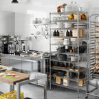 21" Deep x 36" Wide x 86" Height Wire Shelving Kit | 10-Tier | NSF Commercial Storage Rack Unit