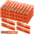Kigeli 30 Pcs Spirit Clips Cheer Pins Cheerleader Gifts Clothes Pins for Backpacks Competition Glittered for Team Cheer Gifts Stuff Supplies Party Favors Accessories Bulk(Orange,Shiny)