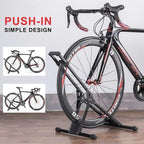 CHEPARK Bike Floor Stand Rack- Indoor Bike Stand for Garage/Home - Bike Storage Bicycle Parking Rack Fit 20”-29” Mountain Road Bikes (2 Bike Rack)