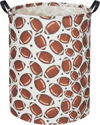 Football Kids Laundry Basket Baby Hamper Toy Storage Bin for Boys Room Decor Baby Nursery Hamper Gift Baskets