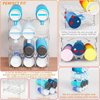 Yieach Stackable Cup Organizer for Kitchen Cabinets,4 Tier Large Tumbler or Water Bottle Organizer for Cabinets,Stackable Waterbottle Holder and Cup Storage Organizer for 40 OZ Yeti,Owala,Yeti Storage