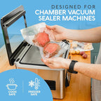 Avid Armor Chamber Vacuum Sealer Bags – Heavy Duty, BPA-Free, Pre-Cut Chamber Vacuum Bags for Food Preservation, Freezer Storage, Sous Vide and more, 250/Pack (10x10) – Multi-Use Vacuum Bags