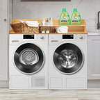 Royxen Laundry Countertop with 2-Tier Shelf Universal Fit, Washer and Dryer Countertop with Storage Space, Shelf Height 11.5 Inches, Solid Wood Core, Oak