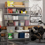 24" Deep x 54" Wide x 74" Height Wire Shelving Kit | 6-Tier | NSF Commercial Storage Rack Unit