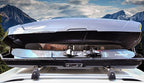 TRAPSKI Lowpro Series Ski and Snowboard Rack Inserts for Rooftop Cargo Box Marine Grade HDPE Plastic | Premium Strap Included | 3 Year Warranty | Made in the USA (LOWPRO4-L)