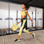 Mesh Shower Bag 10.2x9.9'' Quick-Dry Caddy with Zipper & 2 Pockets. Portable Toiletry Tote for Bathroom, Gym, Travel, Camp, Beach, for Sunscreen, Dorm & College Essentials (Yellow)