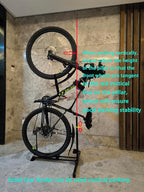 Foozet Bike Stand,Vertical Bike Rack Garage,Space-Saving Rack with Adjustable for Garage & Apartment, Bike Storage for Indoor Storage (2 pack)