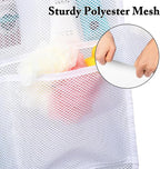 Mesh Shower Caddy Hanging, Quick-Drying Shower Organizer with 7 Pockets, Portable Bathroom Organizers and Storage for Shampoo, Soap, Loofah, Travel, and Cruise Essentials