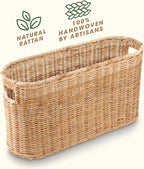 Rattan Toilet Paper Storage Basket