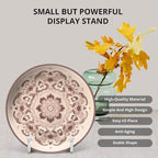 3 Pack 4.5inch YCLYC Picture Stands for Display, White Metal Plate Stands for Display - Decorative Plate Stand, Plate Holder Display Stand, Picture Frame Stand - Plate Display Stands for Picture Stand